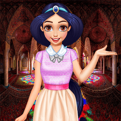 Arab Girls Dress-Up - Salon Makeup gameplay preview